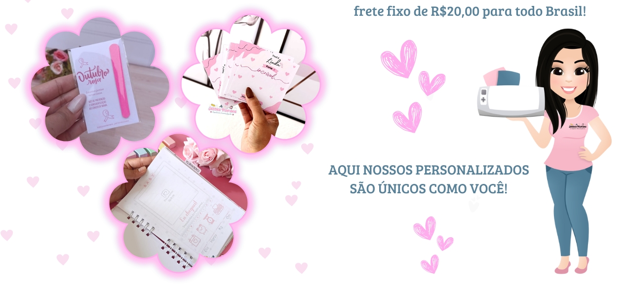PAPELARIA PERSONALIZADA, AQUI NOSSOS PER